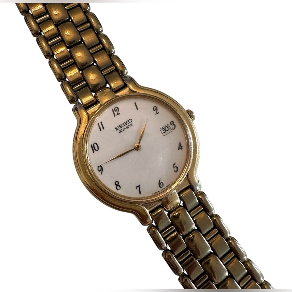 Vintage | Seiko Quartz Gold-Plated Stainless Steel Watch